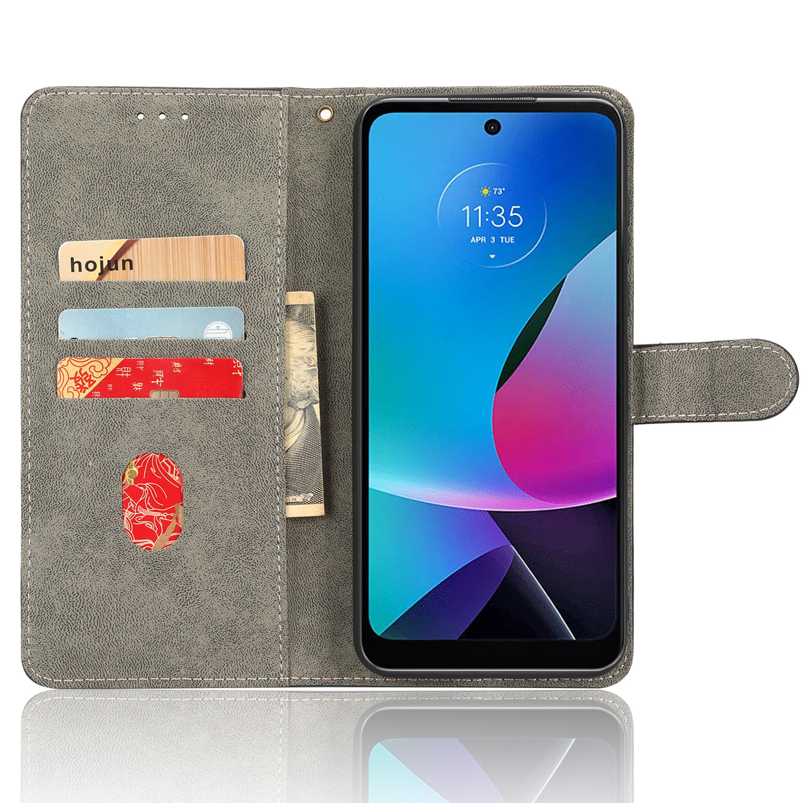 For Motorola Moto G Play (2023) 4G RFID Blocking Phone Case PU Leather Magnetic Anti-scratch Drop-proof Phone Cover with Wallet Stand For Motorola Moto G Play (2023) 4G RFID Blocking Phone Case PU Leather Magnetic Anti-scratch Drop-proof Phone Cover with Wallet Stand